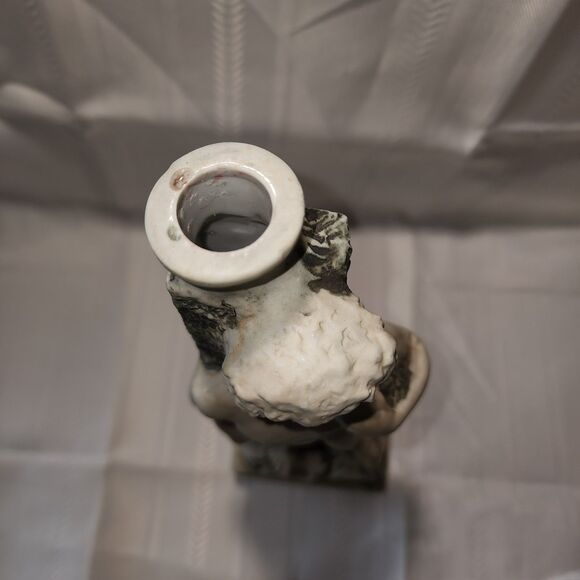 Vintage Decanter Statue David Michelangelo Handpainted Italy 13” Empty Vase - Picture 9 of 14